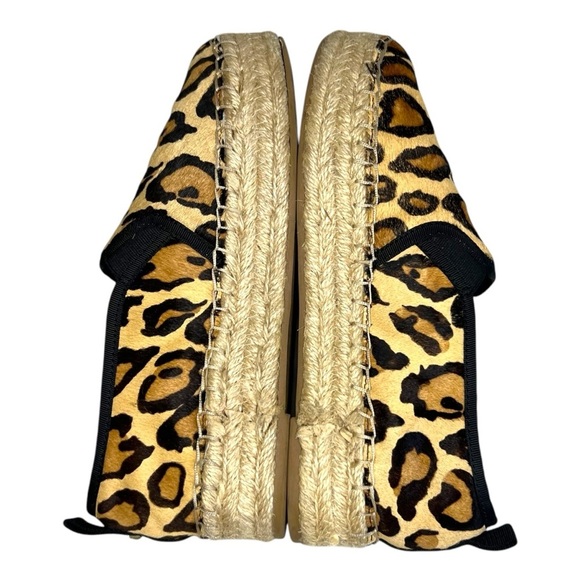 Sam Edelman Carrin Calf Hair Leopard Print Platform
Espadrilles Size 8 - Picture 5 of 11